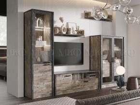 Амели Тумба ТВ (Дуб Юкон-Бетон темный) в Снежинске - snezhinsk.ok-mebel.com | фото 3