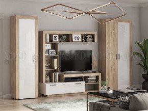Ангара Пенал (Белый глянец/Сонома) в Снежинске - snezhinsk.ok-mebel.com | фото 3