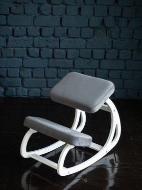 Балансирующий коленный стул Конёк Горбунёк (Белый) в Снежинске - snezhinsk.ok-mebel.com | фото 3