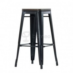 Барный табурет Barneo N-237 Tolix style Wood (цвет RAL) в Снежинске - snezhinsk.ok-mebel.com | фото