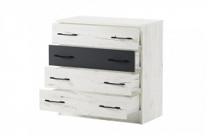 БЕАТРИС Комод К800 (дуб крафт белый/антрацит) в Снежинске - snezhinsk.ok-mebel.com | фото 3