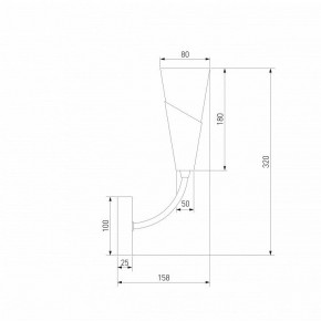 Бра Eurosvet Rhyton 60167/1 никель в Снежинске - snezhinsk.ok-mebel.com | фото 6