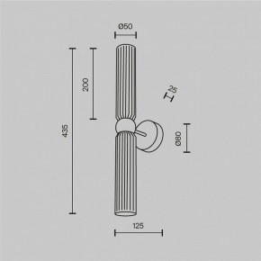 Бра Maytoni Antic MOD302WL-02CG1 в Снежинске - snezhinsk.ok-mebel.com | фото 3