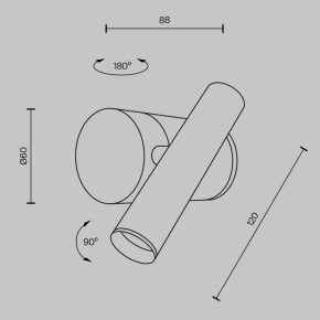 Бра Maytoni Utility MOD433WL-L3BS3K1 в Снежинске - snezhinsk.ok-mebel.com | фото 5