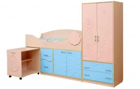 Набор мебели для детской Юниор -12.2 (700*1860) МДФ матовый в Снежинске - snezhinsk.ok-mebel.com | фото