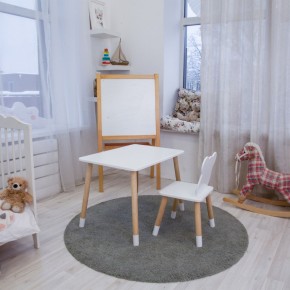 Детский комплект стол и стул «Мишка» Rolti Baby (белый/береза, массив березы/мдф) в Снежинске - snezhinsk.ok-mebel.com | фото 4