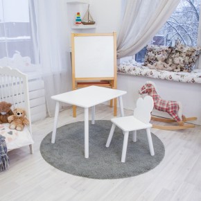 Детский комплект стол и стул «Облачко» Rolti Baby (белый/белый, массив березы/мдф) в Снежинске - snezhinsk.ok-mebel.com | фото 2