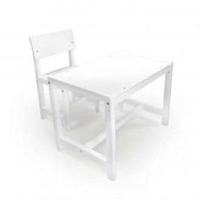Детский растущий комплект стол и стул Я САМ "Лофт" (Белый, Белый) в Снежинске - snezhinsk.ok-mebel.com | фото