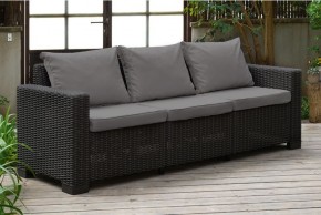 Диван Калифорния 3-х местный (California 3 Sofa), графит в Снежинске - snezhinsk.ok-mebel.com | фото