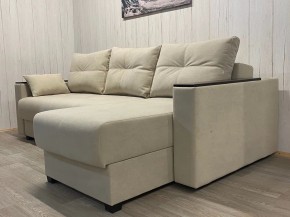 Диван угловой Комфорт-3 (НПБ+МДФ) велюр Luma 01 в Снежинске - snezhinsk.ok-mebel.com | фото 2