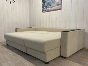Диван угловой Комфорт-3 (НПБ+МДФ) велюр Luma 01 в Снежинске - snezhinsk.ok-mebel.com | фото 5