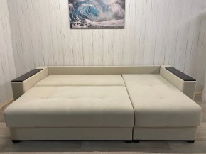 Диван угловой Комфорт-3 (НПБ+МДФ) велюр Luma 01 в Снежинске - snezhinsk.ok-mebel.com | фото 6