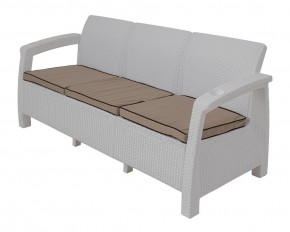 Диван Yalta Premium Sofa 3 Set (Ялта) белый (+подушки под спину) в Снежинске - snezhinsk.ok-mebel.com | фото 1