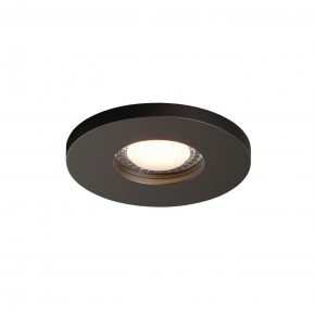 DK2036-BK Встраиваемый светильник влагозащ., IP 44, до 15 Вт, GU10, LED, черный, алюминий в Снежинске - snezhinsk.ok-mebel.com | фото 3
