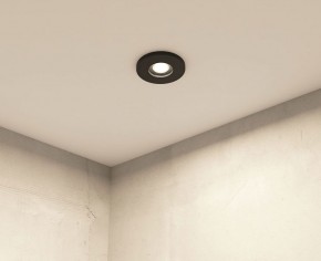 DK2036-BK Встраиваемый светильник влагозащ., IP 44, до 15 Вт, GU10, LED, черный, алюминий в Снежинске - snezhinsk.ok-mebel.com | фото 7