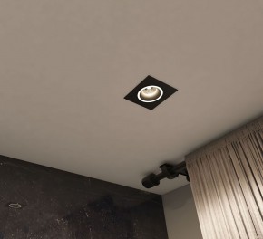DK2061-BK Встраиваемый светильник IP 20, до 15 Вт, GU10, LED, черный, алюминий в Снежинске - snezhinsk.ok-mebel.com | фото 4