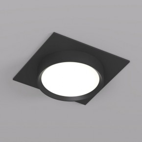 DK2091-BK Встраиваемый светильник FLAT, IP 20, до 15 Вт, GX53, LED, черный, алюминий в Снежинске - snezhinsk.ok-mebel.com | фото
