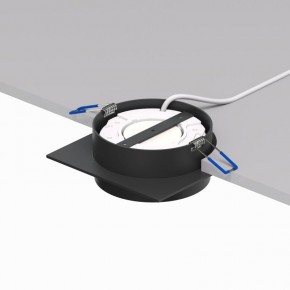 DK2091-BK Встраиваемый светильник FLAT, IP 20, до 15 Вт, GX53, LED, черный, алюминий в Снежинске - snezhinsk.ok-mebel.com | фото 4
