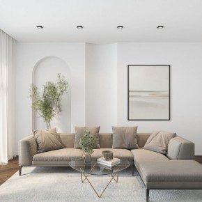 DK2091-BK Встраиваемый светильник FLAT, IP 20, до 15 Вт, GX53, LED, черный, алюминий в Снежинске - snezhinsk.ok-mebel.com | фото 5