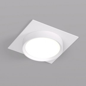 DK2091-WH Встраиваемый светильник FLAT, IP 20, до 15 Вт, GX53, LED, белый, алюминий в Снежинске - snezhinsk.ok-mebel.com | фото