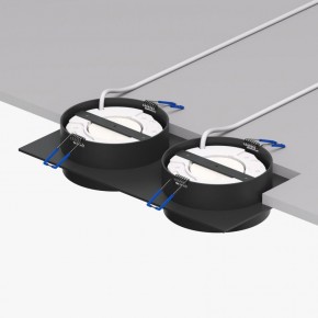 DK2092-BK Встраиваемый светильник FLAT, IP 20, до 15 Вт, GX53, LED, черный, алюминий в Снежинске - snezhinsk.ok-mebel.com | фото 2