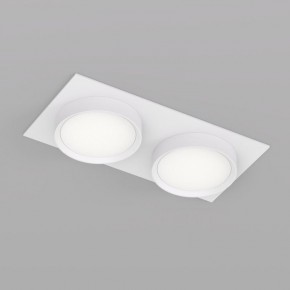 DK2092-WH Встраиваемый светильник FLAT, IP 20, до 15 Вт, GX53, LED, белый, алюминий в Снежинске - snezhinsk.ok-mebel.com | фото 2