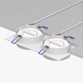 DK2092-WH Встраиваемый светильник FLAT, IP 20, до 15 Вт, GX53, LED, белый, алюминий в Снежинске - snezhinsk.ok-mebel.com | фото 4