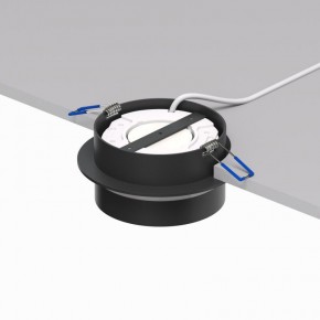 DK2100-BK Встраиваемый светильник NIKO, IP 20, до 15 Вт, GX53, LED, черный, акрил, алюминий в Снежинске - snezhinsk.ok-mebel.com | фото 4