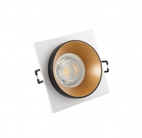DK2402-GD Встраиваемый светильник, IP 20, 50 Вт, GU10, черный/золотой, алюминий в Снежинске - snezhinsk.ok-mebel.com | фото