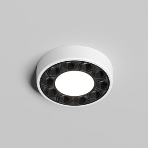 DK2440-WB Встраиваемый светильник DUAL 5+5 Вт, LED 4000K, IP 20, d90mm, белый/черный, алюминий/акрил в Снежинске - snezhinsk.ok-mebel.com | фото 2