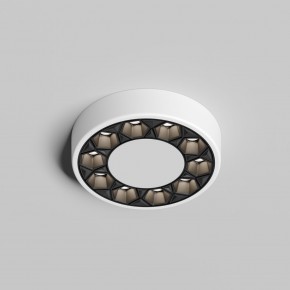 DK2440-WB Встраиваемый светильник DUAL 5+5 Вт, LED 4000K, IP 20, d90mm, белый/черный, алюминий/акрил в Снежинске - snezhinsk.ok-mebel.com | фото 3