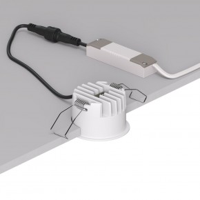 DK2510-WB Встраиваемый светильник SPACE со светодиодом d65 220V 8W 38° 4000К IP20 белый/черный алюминий в Снежинске - snezhinsk.ok-mebel.com | фото 3
