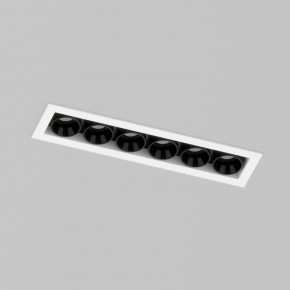 DK2514-WB Встраиваемый светильник SPACE со светодиодом L126mm 220V 10W 38° 4000К IP20 белый/черный алюминий в Снежинске - snezhinsk.ok-mebel.com | фото 2