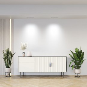 DK2515-WB Встраиваемый светильник SPACE со светодиодом L240mm 220V 20W 38° 4000К IP20 белый/черный алюминий в Снежинске - snezhinsk.ok-mebel.com | фото 7