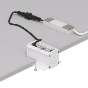DK2530-WB Встраиваемый светильник SPACE со светодиодом под шпатлевку L69mm 220V 6W 38° 4000К IP20 белый/черный алюминий в Снежинске - snezhinsk.ok-mebel.com | фото 5