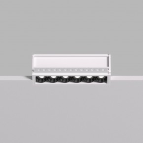 DK2531-WB Встраиваемый светильник SPACE со светодиодом под шпатлевку L126mm 220V 10W 38° 4000К IP20 белый/черный алюминий в Снежинске - snezhinsk.ok-mebel.com | фото 3