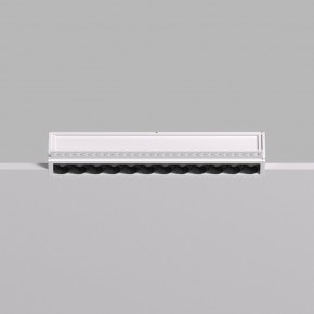 DK2532-WB Встраиваемый светильник SPACE со светодиодом под шпатлевку L240mm 220V 20W 38° 4000К IP20 белый/черный алюминий в Снежинске - snezhinsk.ok-mebel.com | фото 4