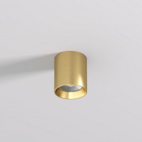 DK2610-SB Накладной светильник SHINE TUBE со светодиодом, D70*H80, IP20, 3000К, 10W, RA?90, сатинированная латунь, алюминий в Снежинске - snezhinsk.ok-mebel.com | фото 2