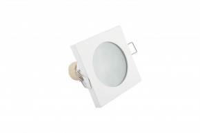 DK3014-WH Встраиваемый светильник влагозащ., IP 44, 50 Вт, GU10, белый, алюминий в Снежинске - snezhinsk.ok-mebel.com | фото 4