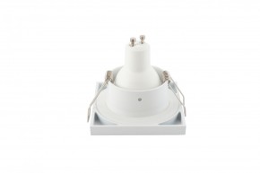 DK3014-WH Встраиваемый светильник влагозащ., IP 44, 50 Вт, GU10, белый, алюминий в Снежинске - snezhinsk.ok-mebel.com | фото 5