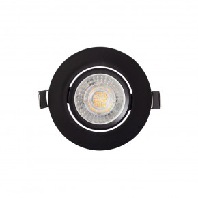DK3020-BK Встраиваемый светильник, IP 20, 10 Вт, GU5.3, LED, черный, пластик в Снежинске - snezhinsk.ok-mebel.com | фото