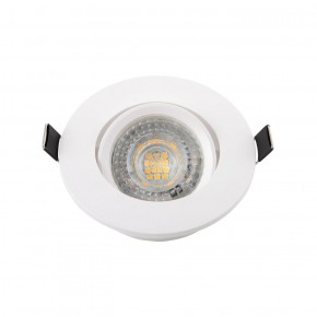 DK3020-WH Встраиваемый светильник, IP 20, 10 Вт, GU5.3, LED, белый, пластик в Снежинске - snezhinsk.ok-mebel.com | фото 2