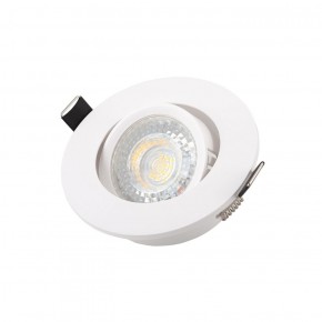 DK3020-WH Встраиваемый светильник, IP 20, 10 Вт, GU5.3, LED, белый, пластик в Снежинске - snezhinsk.ok-mebel.com | фото 3