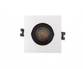 DK3021-WB Встраиваемый светильник, IP 20, 10 Вт, GU5.3, LED, белый/черный, пластик в Снежинске - snezhinsk.ok-mebel.com | фото 1