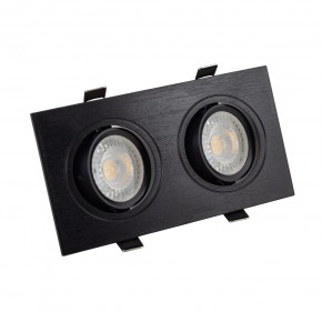 DK3022-BK Встраиваемый светильник, IP 20, 10 Вт, GU5.3, LED, черный, пластик в Снежинске - snezhinsk.ok-mebel.com | фото