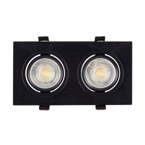 DK3022-BK Встраиваемый светильник, IP 20, 10 Вт, GU5.3, LED, черный, пластик в Снежинске - snezhinsk.ok-mebel.com | фото 2