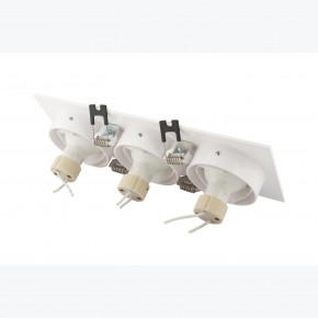 DK3023-WH Встраиваемый светильник, IP 20, 10 Вт, GU5.3, LED, белый, пластик в Снежинске - snezhinsk.ok-mebel.com | фото 4