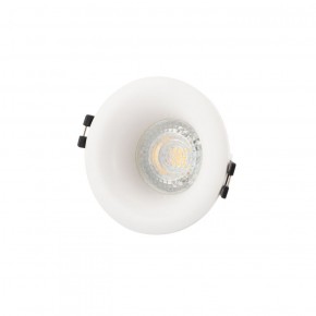 DK3024-WH Встраиваемый светильник, IP 20, 10 Вт, GU5.3, LED, белый, пластик в Снежинске - snezhinsk.ok-mebel.com | фото 1