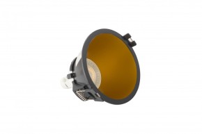 DK3026-BG Встраиваемый светильник, IP 20, 10 Вт, GU5.3, LED, черный/золотой, пластик в Снежинске - snezhinsk.ok-mebel.com | фото 4