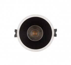 DK3026-WB Встраиваемый светильник, IP 20, 10 Вт, GU5.3, LED, белый/черный, пластик в Снежинске - snezhinsk.ok-mebel.com | фото